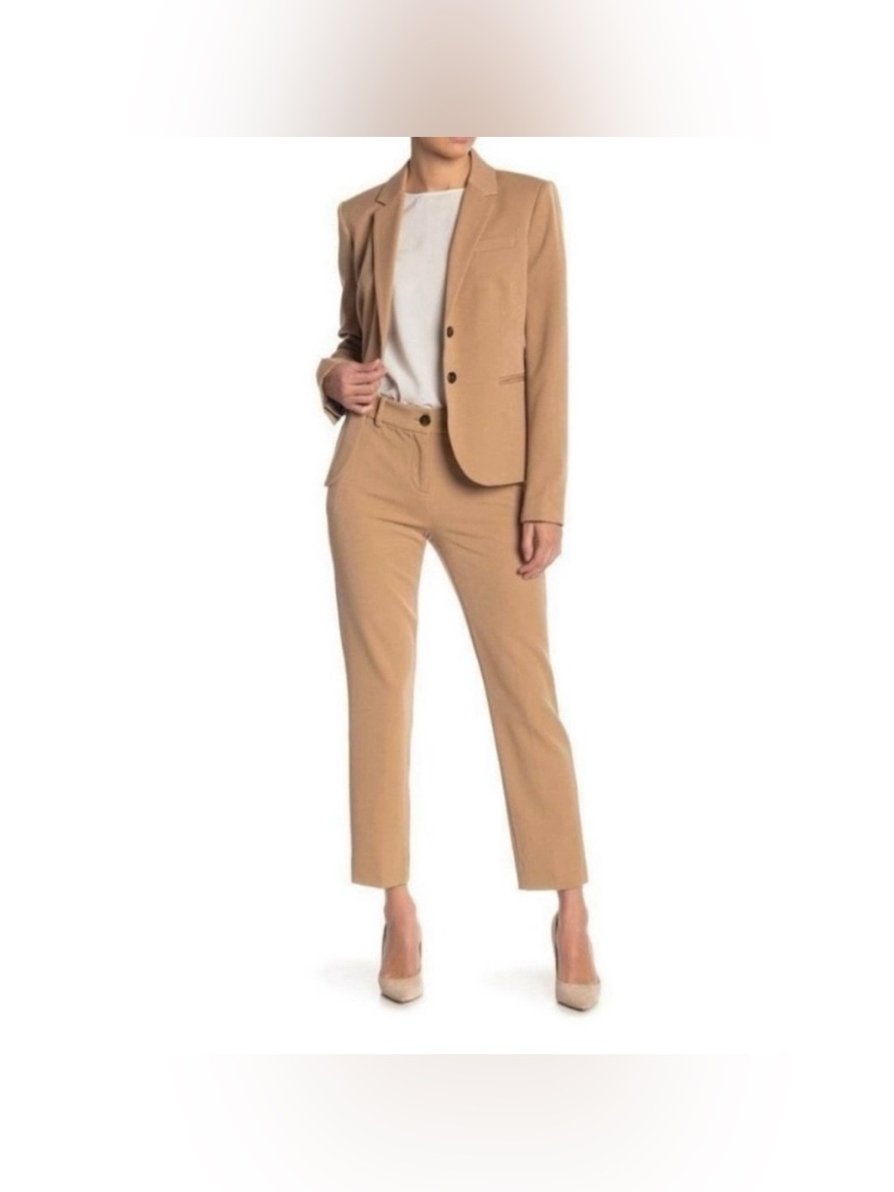 J.CREW | NWOT SIZE 16 SLIM ANKLE PANTS IN CAMEL TAN